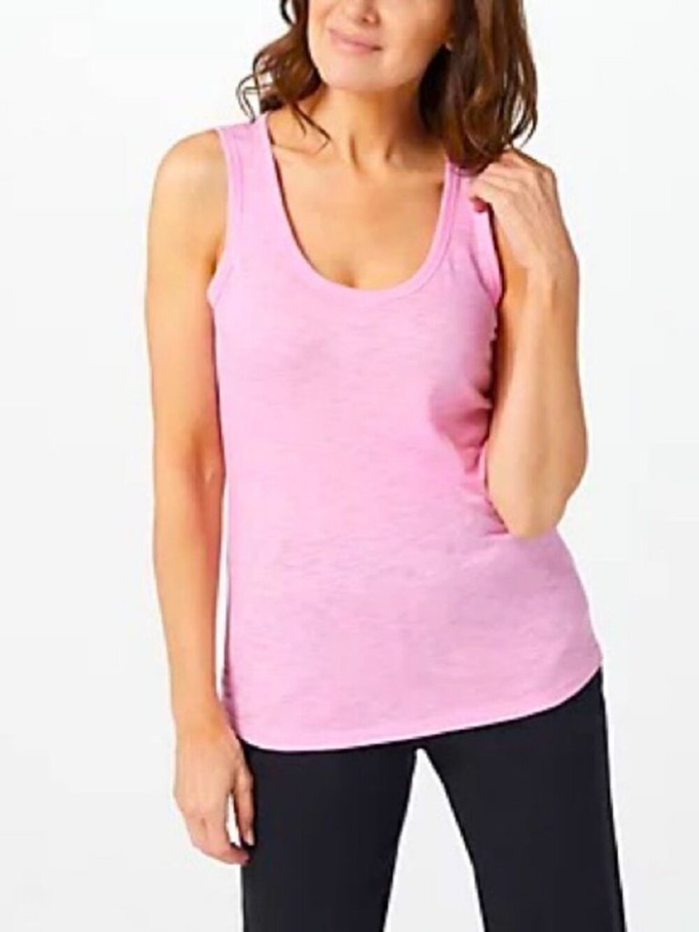 G.I.L.I. Knit Basic Tank w/ Neck Trim